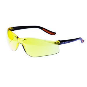 Merano, Amber Anti-Scratch Safety Eyewear | BETAFIT PPE Ltd